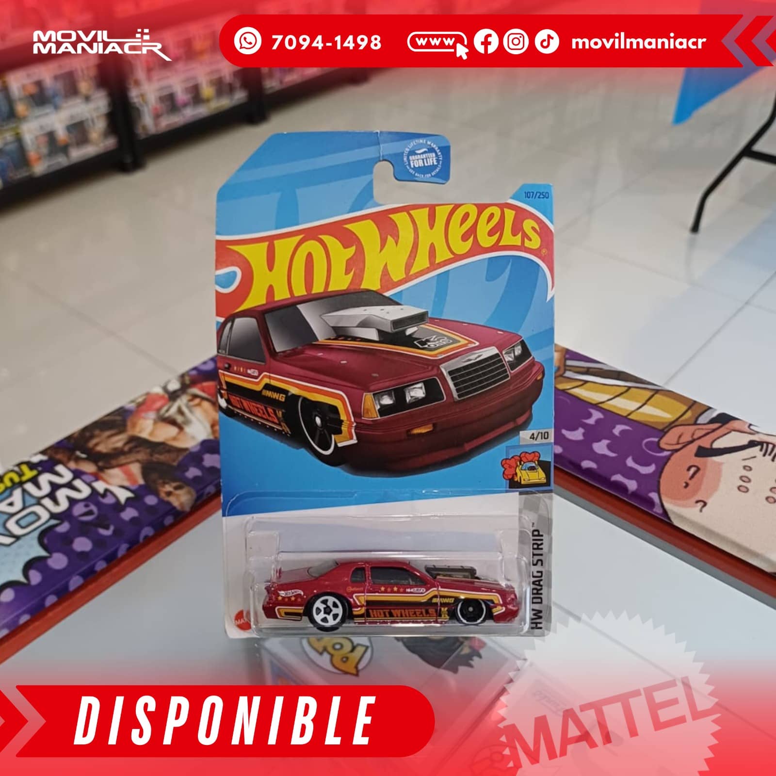 Hot Wheels '86 Ford Thunderbird Pro Stock (107/250) 2023 – (Stock) ¡Disponible Ahora! 1 Hot Wheels '86 Ford Thunderbird Pro Stock (107250) 2023 – (Stock) ¡Disponible Ahora!