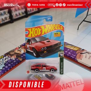 Hot Wheels Alfa Romeo GTV6 3.0 (185250) 2023 – Rojo (Stock) ¡Disponible Ahora!