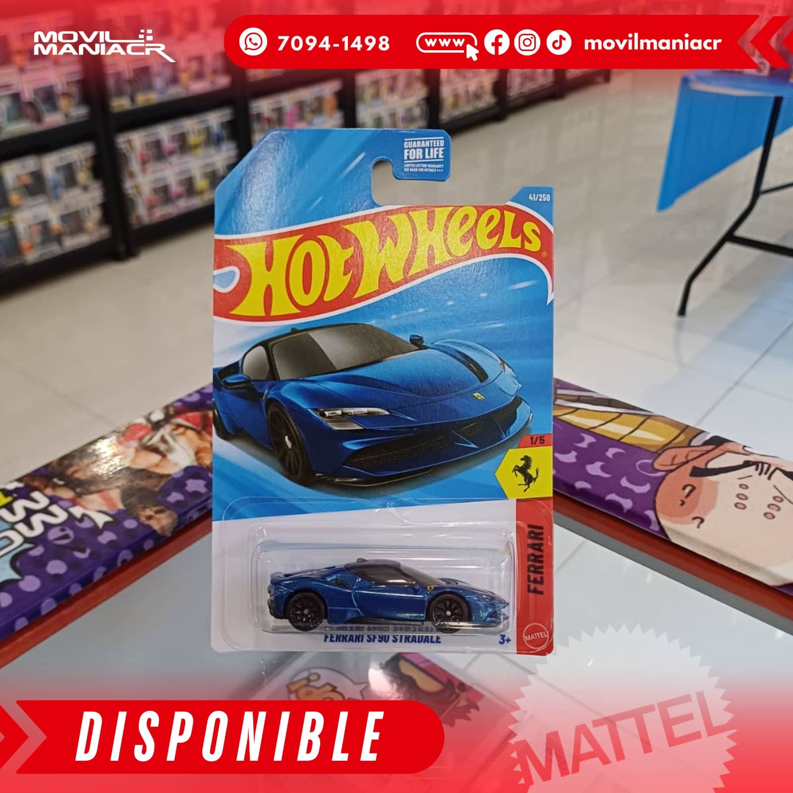 Hot Wheels Ferrari SF90 Stradale (41/250) 2026 – (Stock) ¡Disponible Ahora! 1 Hot Wheels Ferrari SF90 Stradale (41250) 2026 – (Stock) ¡Disponible Ahora!
