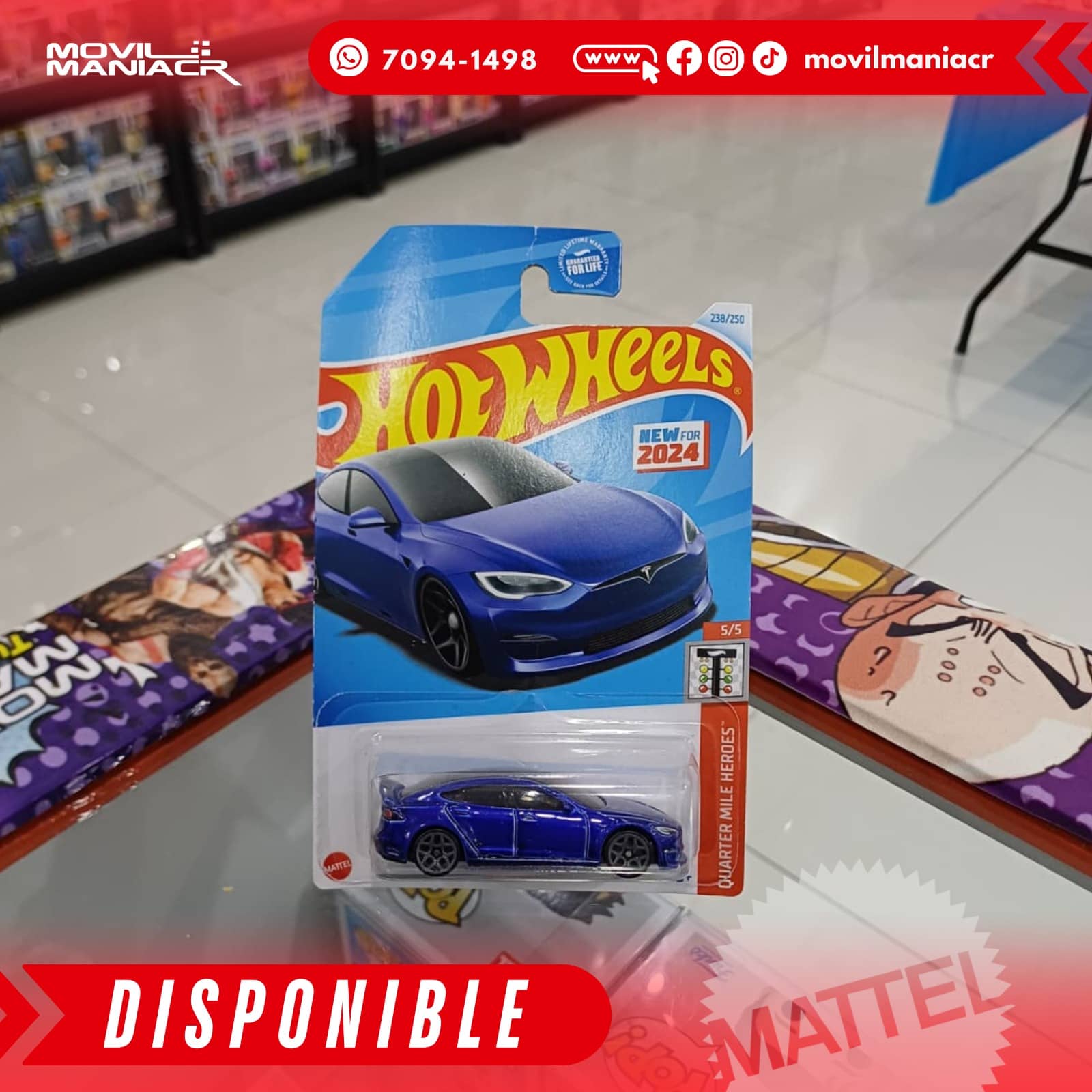 Hot Wheels Tesla Model S Plaid (238/250) 2024 – (Stock) ¡Disponible Ahora! 1 Hot Wheels Tesla Model S Plaid (238250) 2024 – (Stock) ¡Disponible Ahora!