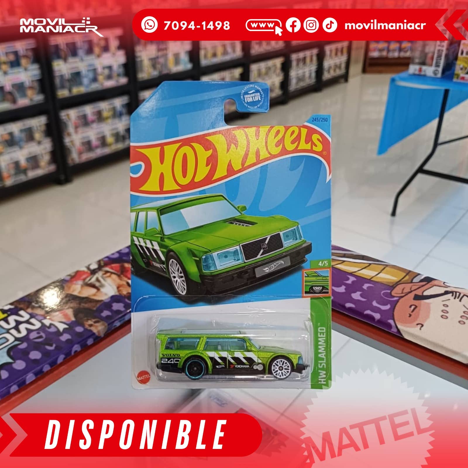Hot Wheels Volvo 240 Drift Wagon (245/250) 2023 – (Stock) ¡Disponible Ahora! 1 Hot Wheels Volvo 240 Drift Wagon (245250) 2023 – (Stock) ¡Disponible Ahora!