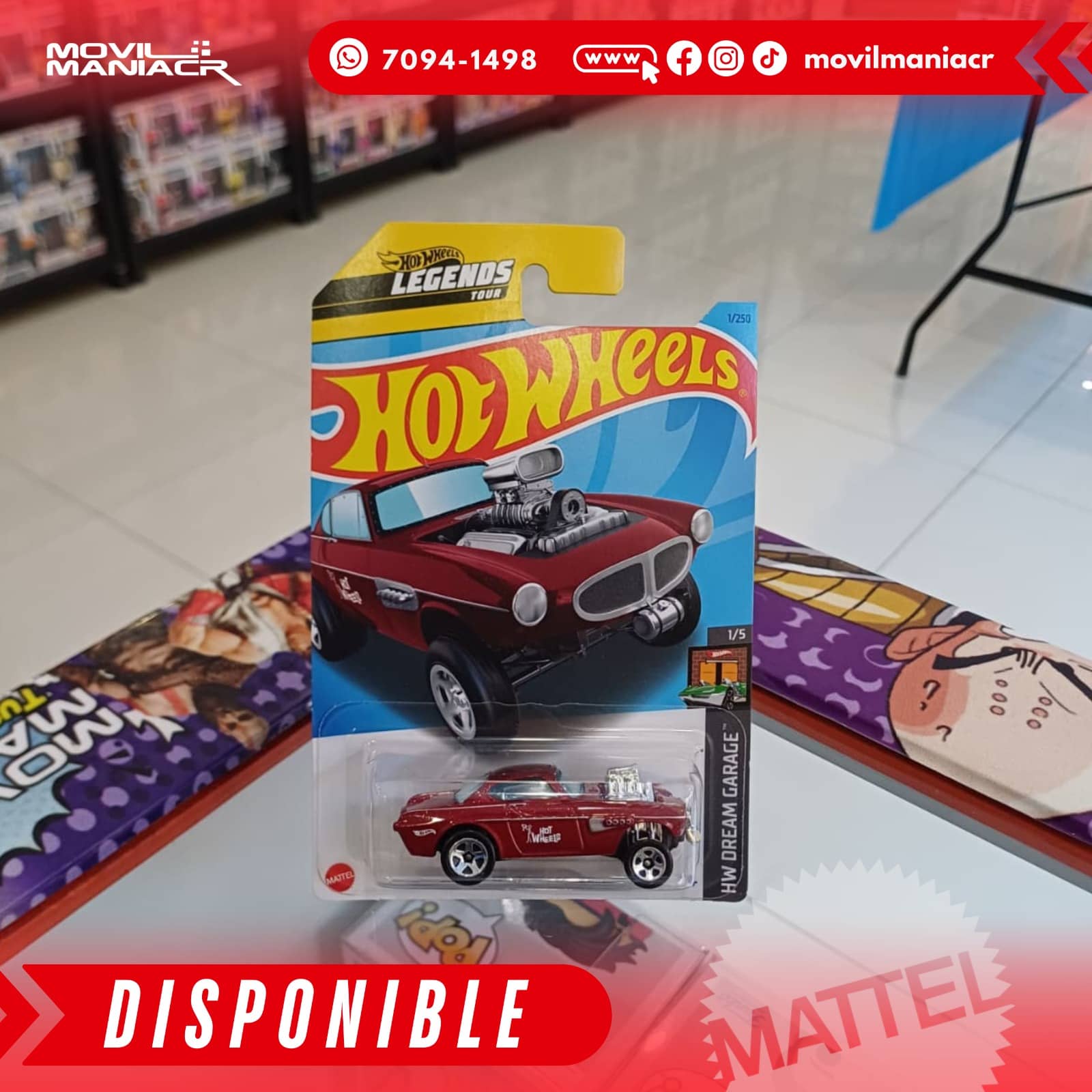 Hot Wheels Volvo P1800 Gasser (1/250) 2023 – (Stock) ¡Disponible Ahora! 1 Hot Wheels Volvo P1800 Gasser (1250) 2023 – (Stock) ¡Disponible Ahora!