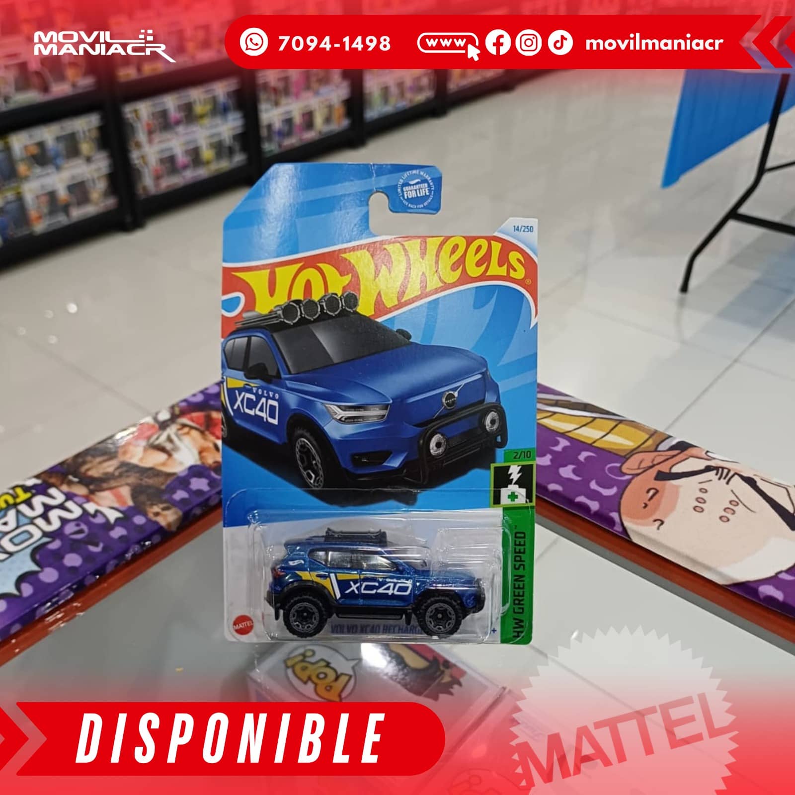 Hot Wheels Volvo XC40 Recharge (14/250) 2024 – (Stock) ¡Disponible Ahora! 1 Hot Wheels Volvo XC40 Recharge (14250) 2024 – (Stock) ¡Disponible Ahora!