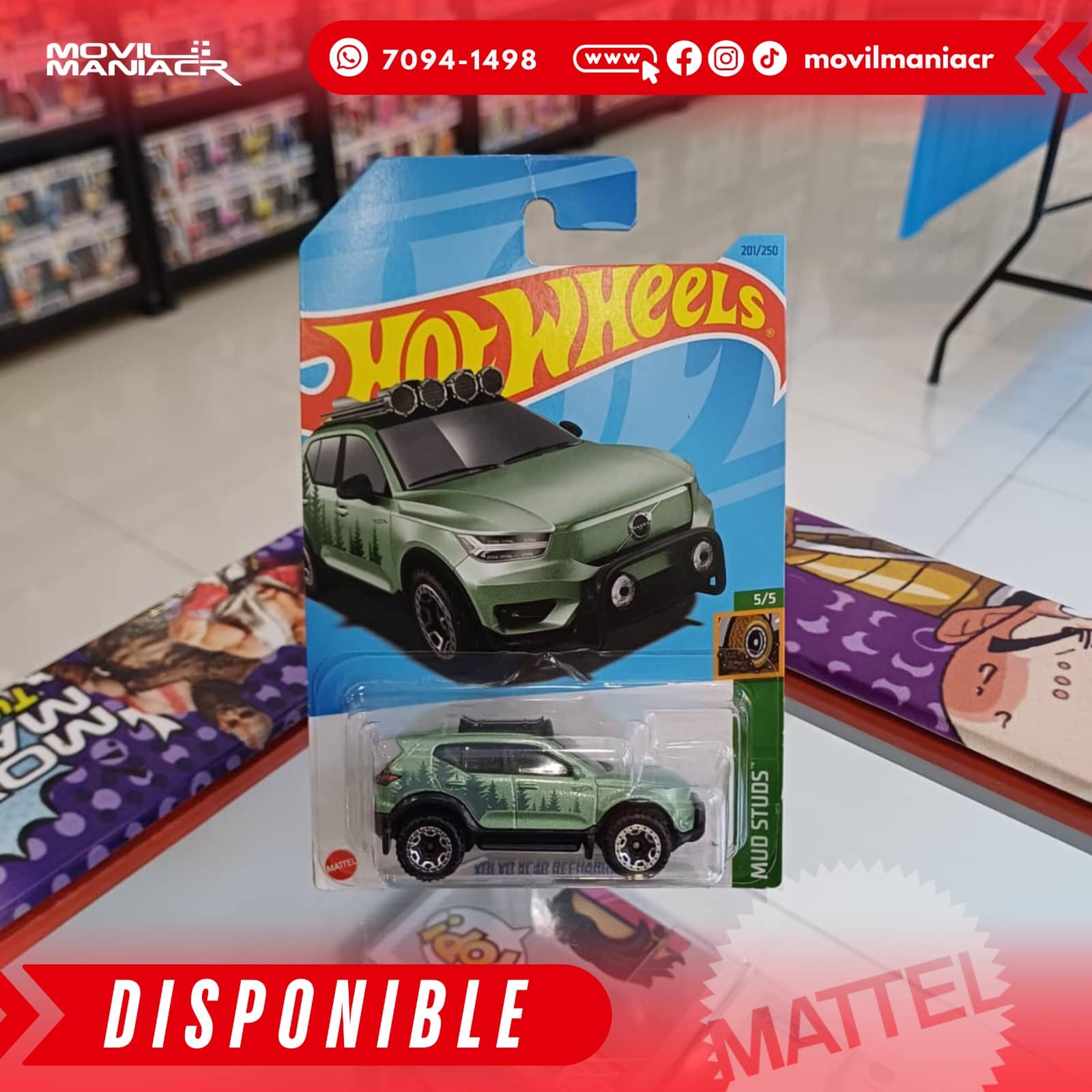 Hot Wheels Volvo XC40 Recharge (201/250) 2023 – (Stock) ¡Disponible Ahora! 1 Hot Wheels Volvo XC40 Recharge (201250) 2023 – (Stock) ¡Disponible Ahora!