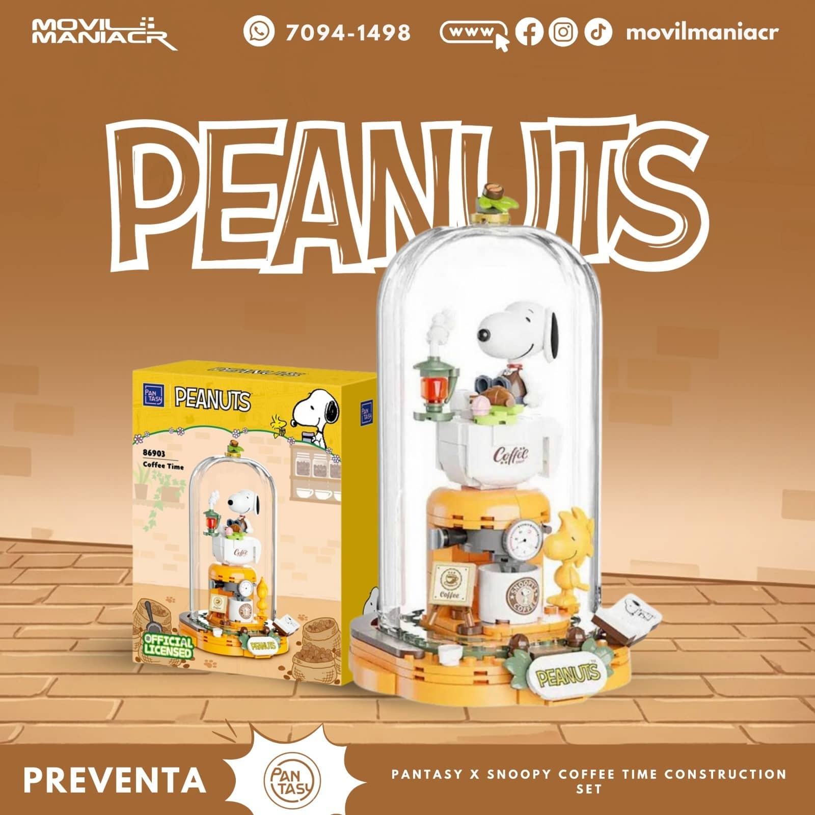Armable Pantasy Peanuts Coffee Time(86903) - (Preventa) ¡Reserva Ahora! 1 Armable Pantasy Peanuts Coffee Time(86903) - (Preventa) ¡Reserva Ahora!