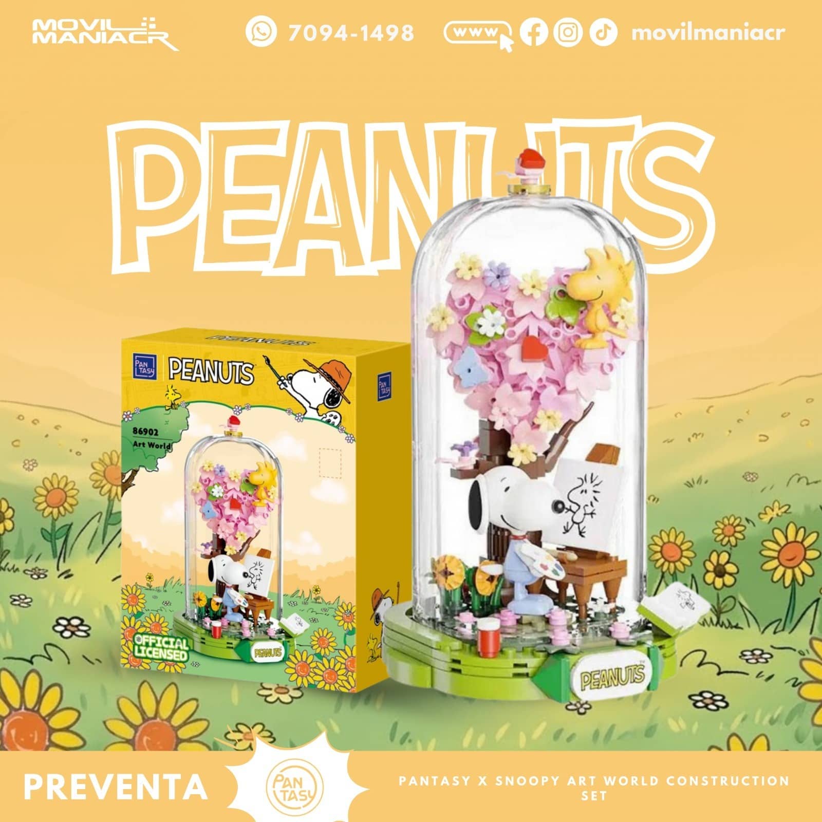 Armable Pantasy Peanuts Snoopy Art World(86902) - (Preventa) ¡Reserva Ahora! 1 Armable Pantasy Peanuts Snoopy Art World(86902) - (Preventa) ¡Reserva Ahora!