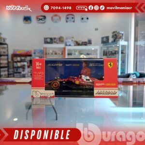 Carro Bburago Formula 1 Ferrari SFR Season Car Charles Leclerc (2025) Escala 143 – (Stock) ¡Disponible Ahora!