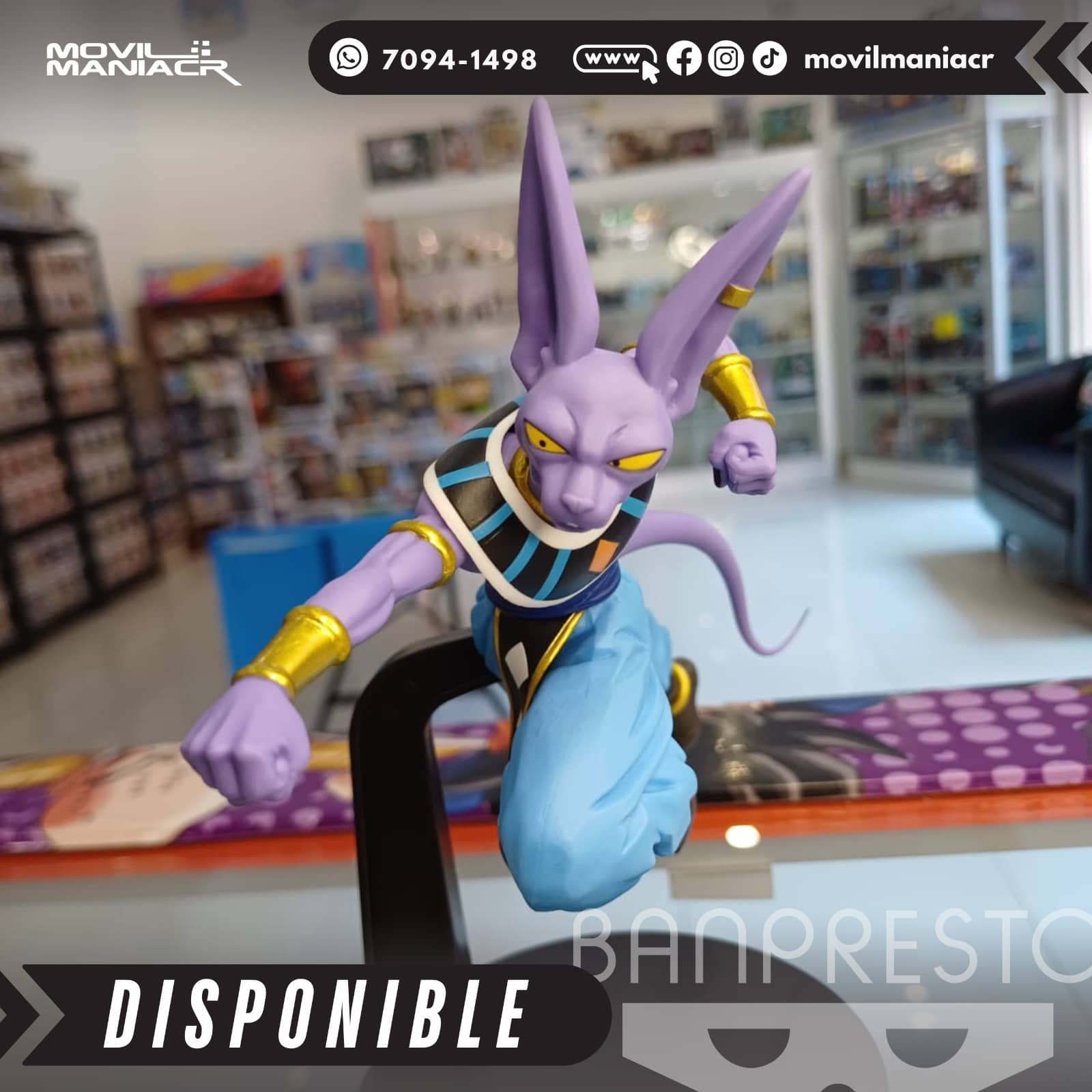 Figura Banpresto Match Makers Dragon Ball Super Beerus 15cm aprox - (Stock) ¡Disponible! 2 Figura Banpresto Match Makers Dragon Ball Super Beerus 15cm aprox - (Stock) ¡Disponible! - Imagen 2