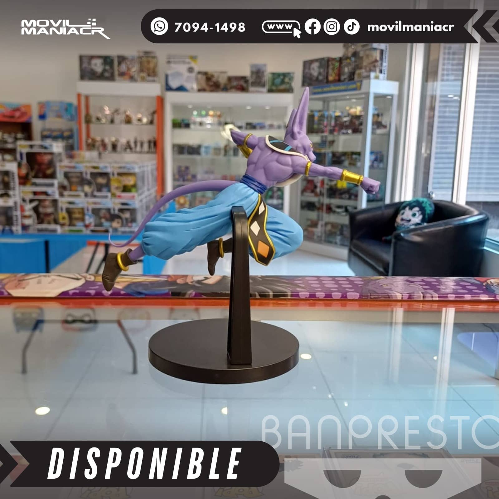 Figura Banpresto Match Makers Dragon Ball Super Beerus 15cm aprox - (Stock) ¡Disponible! 3 Figura Banpresto Match Makers Dragon Ball Super Beerus 15cm aprox - (Stock) ¡Disponible! - Imagen 3