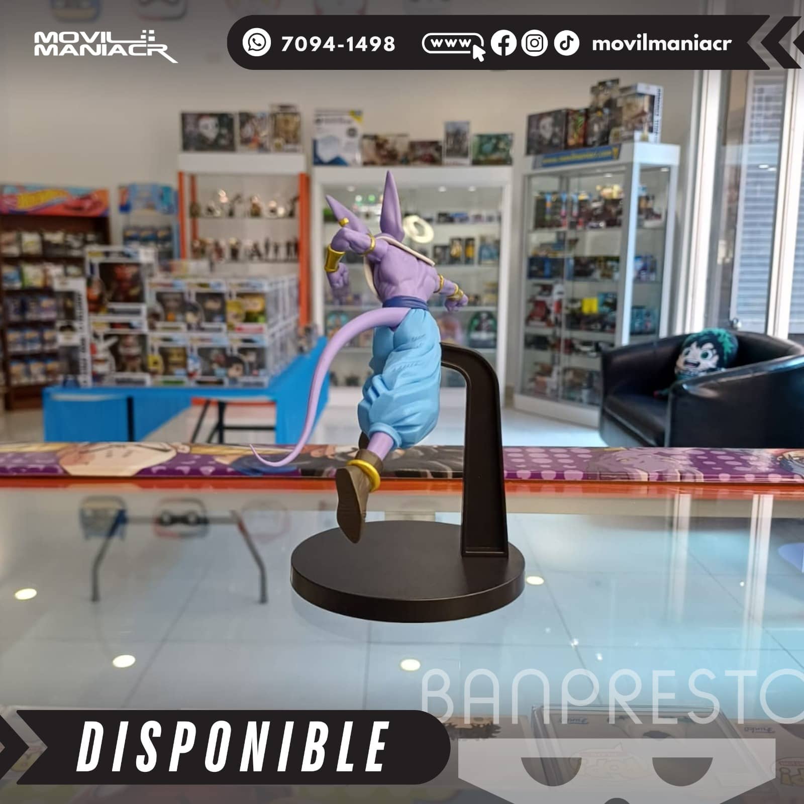 Figura Banpresto Match Makers Dragon Ball Super Beerus 15cm aprox - (Stock) ¡Disponible! 4 Figura Banpresto Match Makers Dragon Ball Super Beerus 15cm aprox - (Stock) ¡Disponible! - Imagen 4