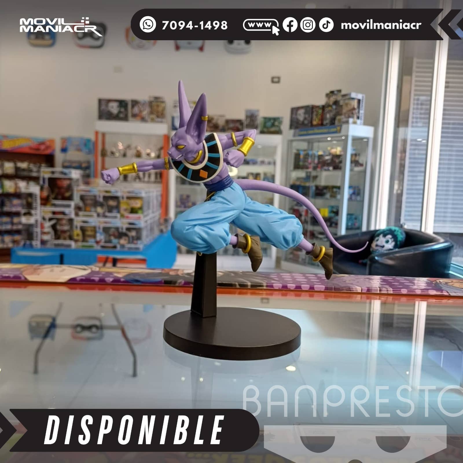 Figura Banpresto Match Makers Dragon Ball Super Beerus 15cm aprox - (Stock) ¡Disponible! 5 Figura Banpresto Match Makers Dragon Ball Super Beerus 15cm aprox - (Stock) ¡Disponible! - Imagen 5