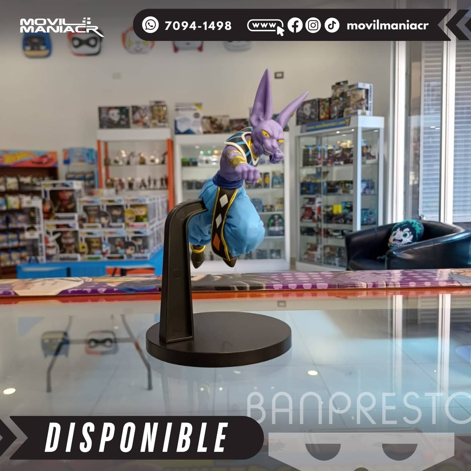 Figura Banpresto Match Makers Dragon Ball Super Beerus 15cm aprox - (Stock) ¡Disponible! 1 Figura Banpresto Match Makers Dragon Ball Super Beerus 15cm aprox - (Stock) ¡Disponible!