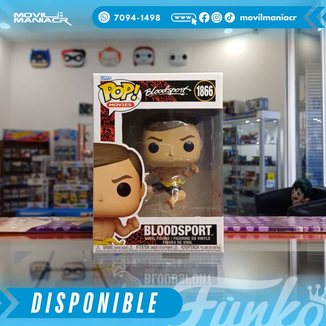 Funko Pop Bloodsport #1866 - (Stock) ¡Disponible Ahora! 2 Funko Pop Bloodsport #1866 - (Stock) ¡Disponible Ahora! - Imagen 2