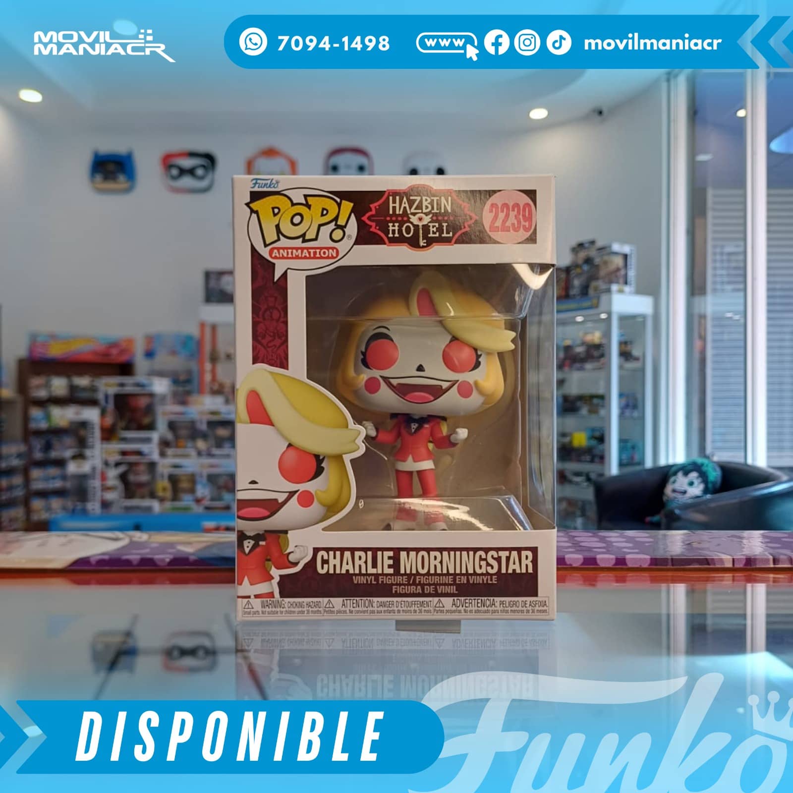 Funko Pop Hazbin Hotel Charlie Morningstar #2239 - (Stock) ¡Disponible Ahora! 2 Funko Pop Charlie Morningstar #2239 - (Stock) ¡Disponible Ahora!