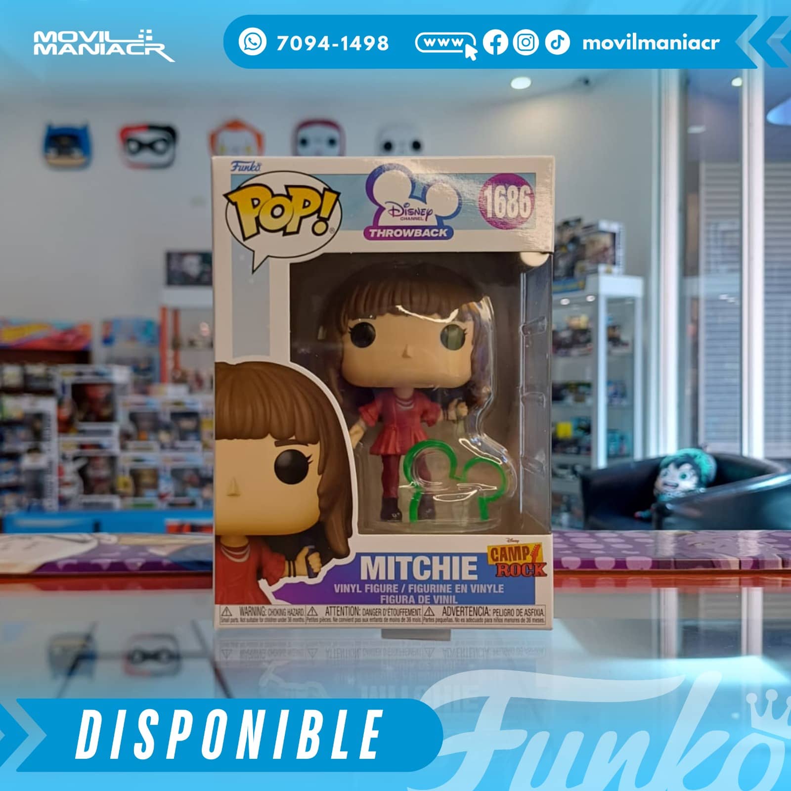 Funko Pop Disney Throwback Mitchie #1686 - (Stock) ¡Disponible Ahora! 2 Funko Pop Disney Throwback Mitchie #1686 - (Stock) ¡Disponible Ahora! - Imagen 2