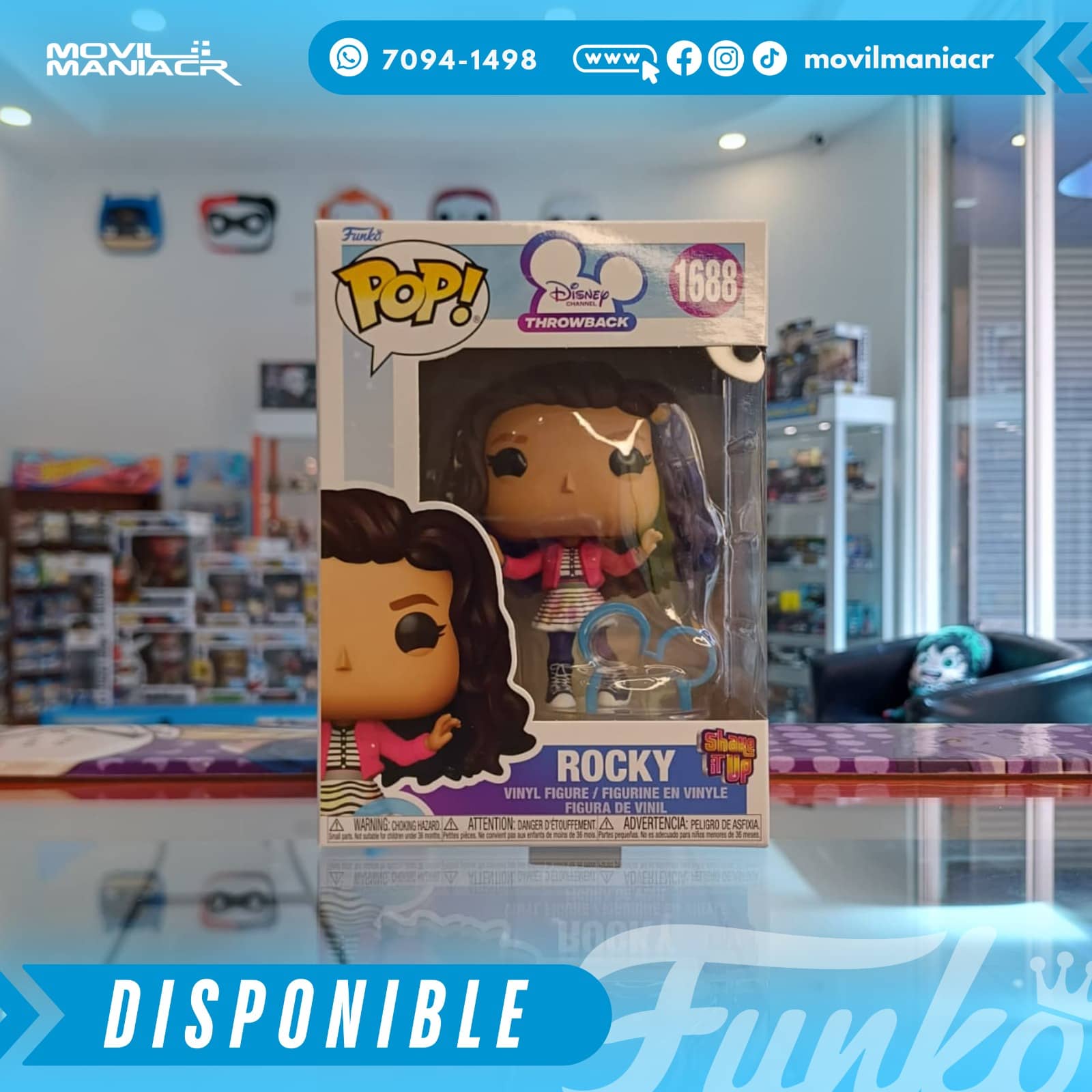 Funko Pop Disney Throwback Rocky #1688 - (Stock) ¡Disponible Ahora! 2 Funko Pop Disney Throwback Rocky #1688 - (Stock) ¡Disponible Ahora!