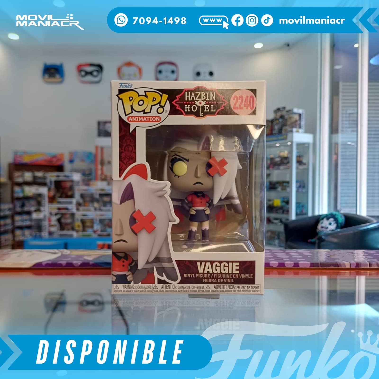 Funko Pop Hazbin Hotel Vaggie #2240 - (Stock) ¡Disponible Ahora! 2 Funko Pop Hazbin Hotel Vaggie #2240 - (Stock) ¡Disponible Ahora! - Imagen 2
