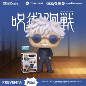 Funko Pop Jujutsu Kaisen Gojo Exclusivo #2437 - (Preventa) ¡Reserva Ahora!