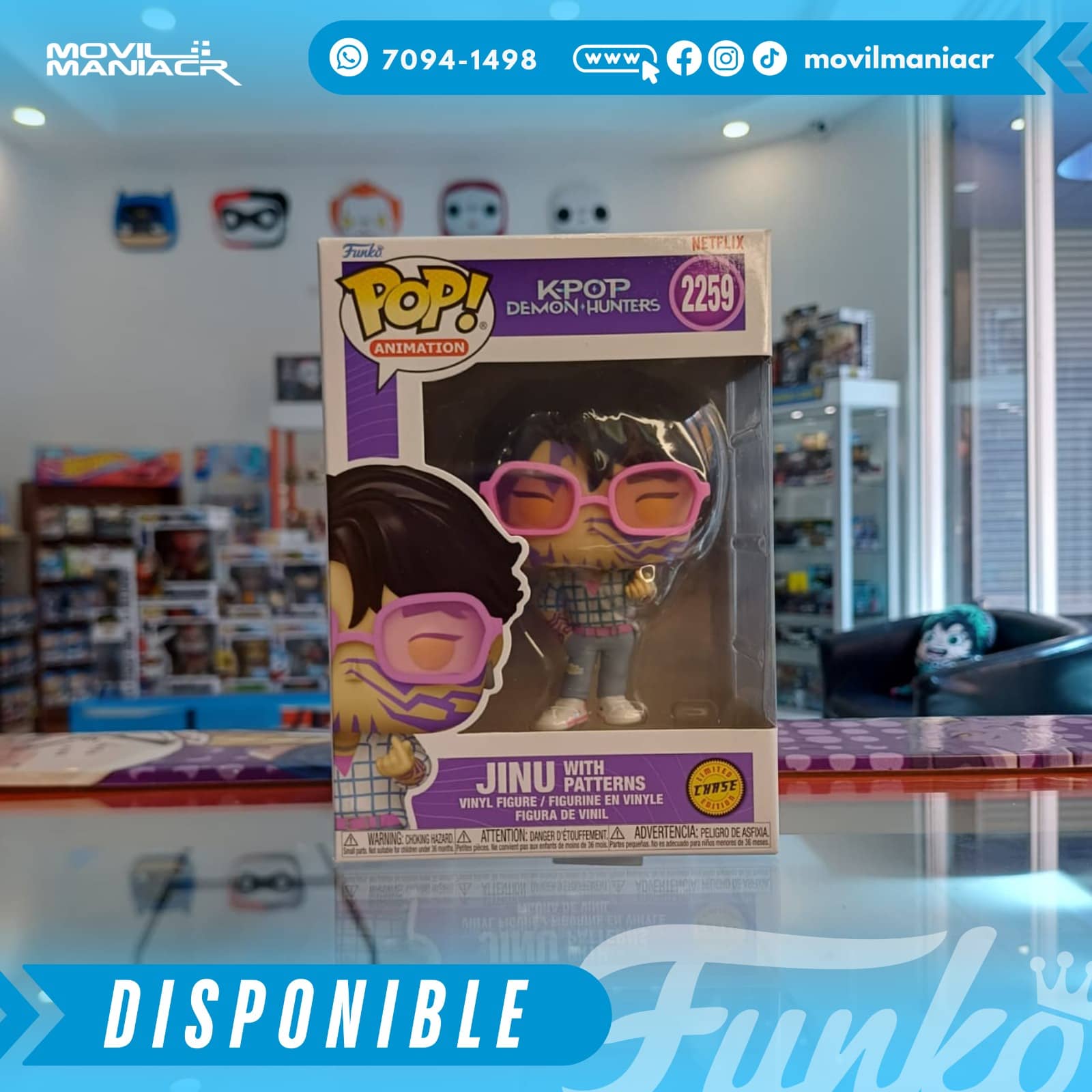Funko Pop K-Pop Demon Hunters Jinu Chase #2259 - (Stock) ¡Disponible Ahora! 2 Funko Pop K-Pop Demon Hunters Jinu Chase #2259 - (Stock) ¡Disponible Ahora! - Imagen 2