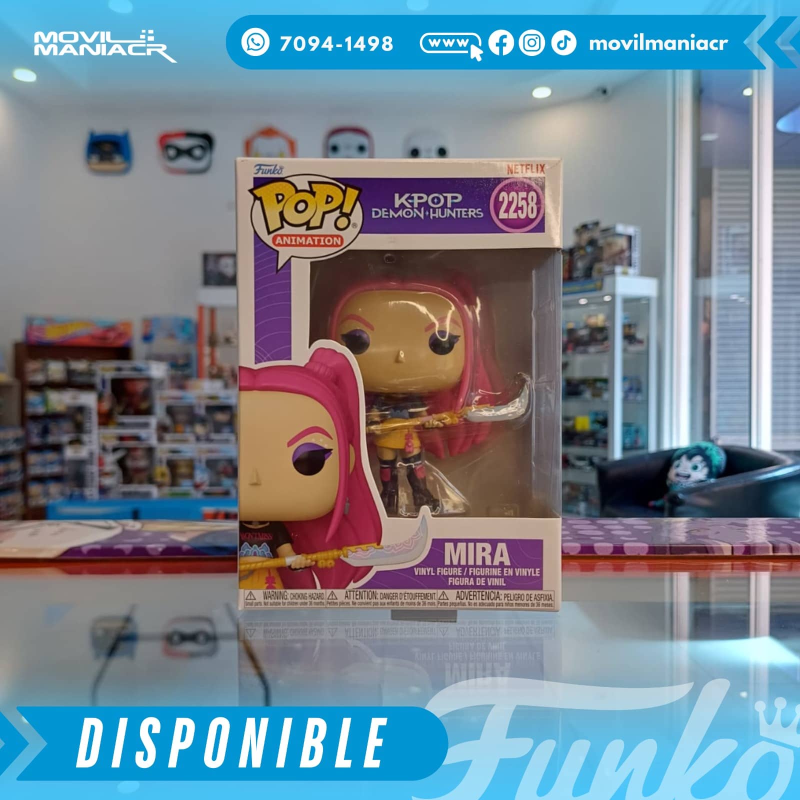 Funko Pop K-Pop Demon Hunters Mira #2258 - (Stock) ¡Disponible Ahora! 2 Funko Pop K-Pop Demon Hunters Mira #2258 - (Stock) ¡Disponible Ahora!