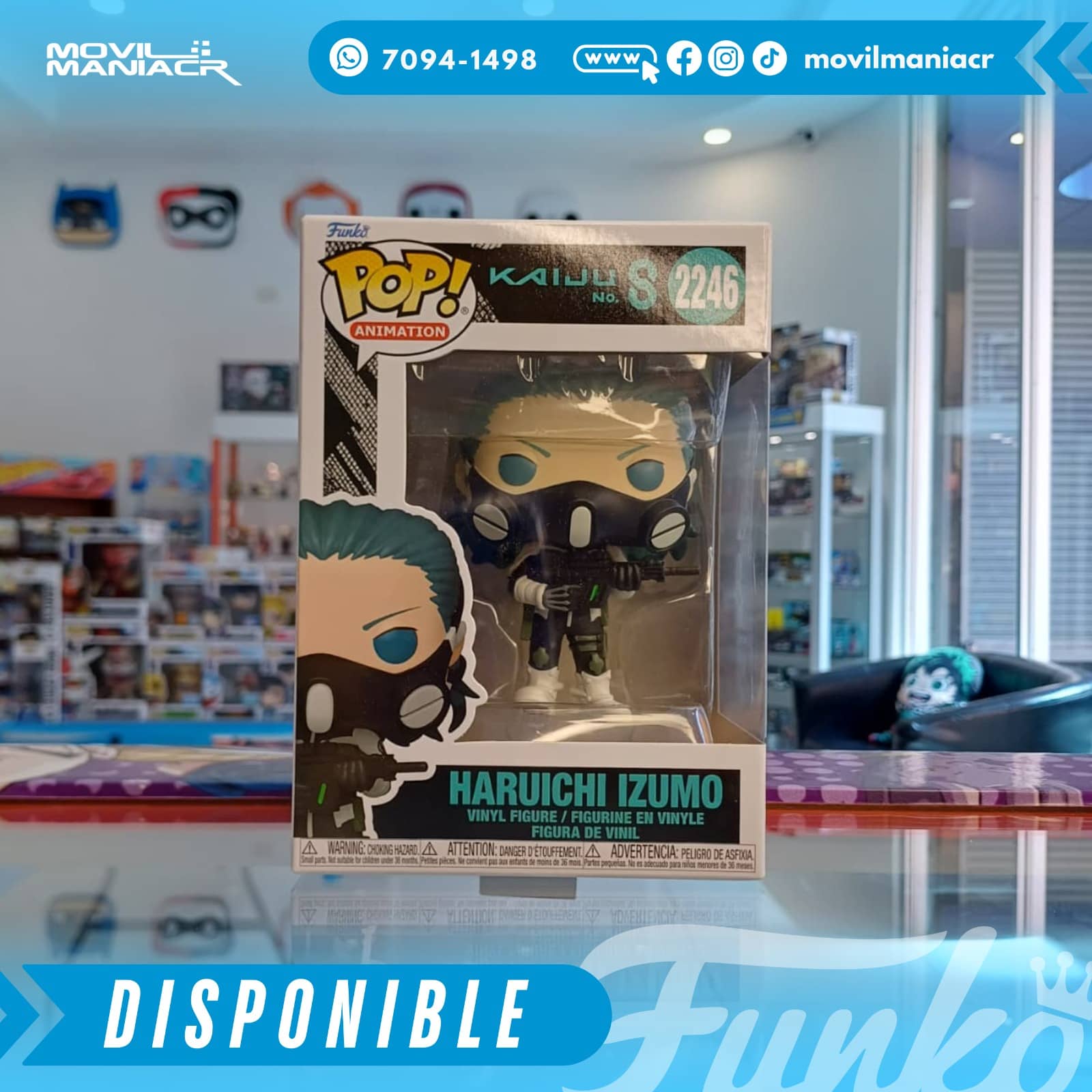 Funko Pop Kaiju No. 8 Haruichi Izumo #2246 - (Stock) ¡Disponible Ahora! 2 Funko Pop Kaiju No. 8 Haruichi Izumo #2246 - (Stock) ¡Disponible Ahora! - Imagen 2