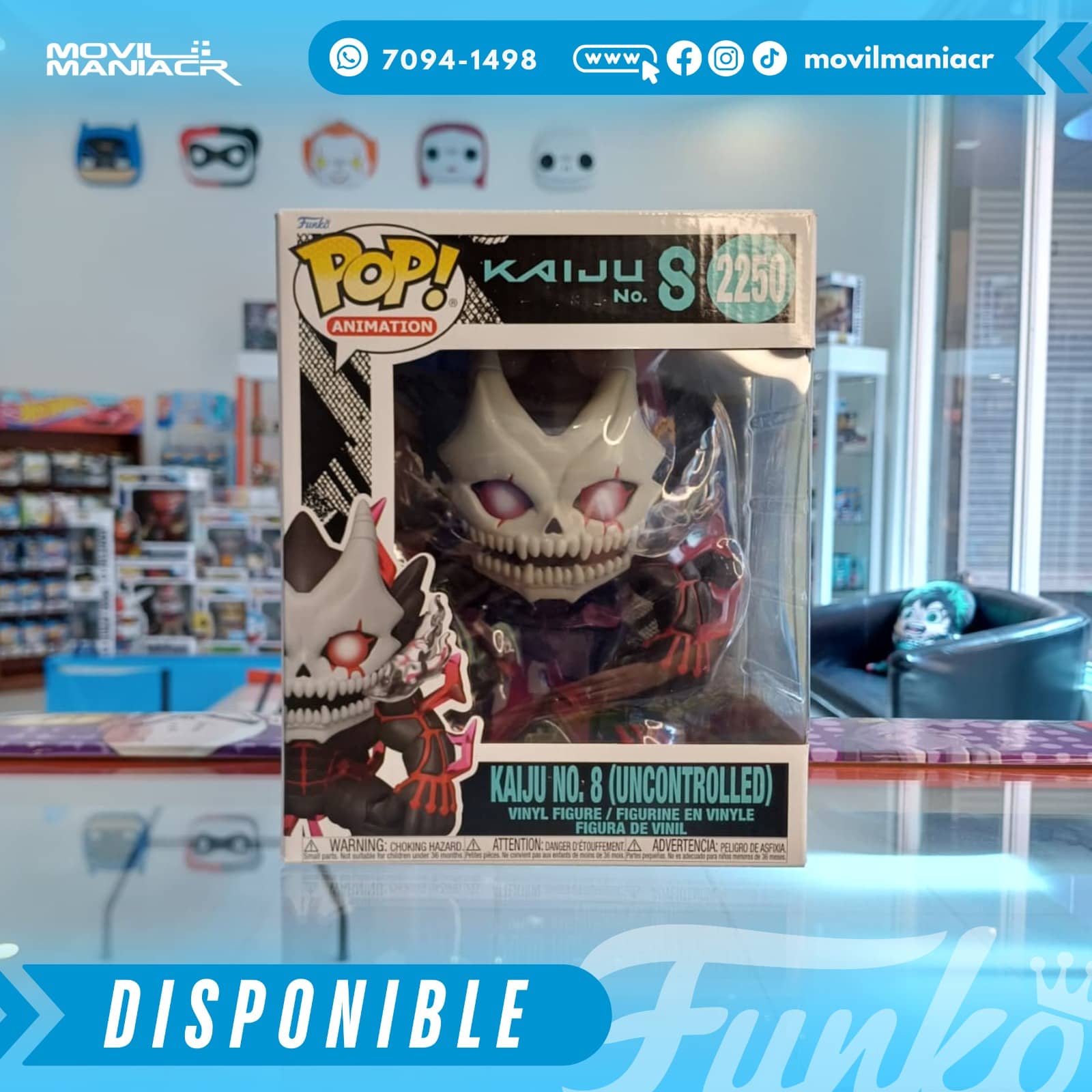 Funko Pop Kaiju No. 8 (Uncontrolled) #2250 - 6Pulgadas (Stock) ¡Disponible Ahora! 2 Funko Pop Kaiju No. 8 (Uncontrolled) #2250 - 6Pulgadas (Stock) ¡Disponible Ahora! - Imagen 2