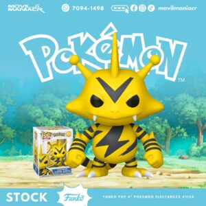 Funko Pop Pokémon Electabuzz #1124 - (Stock) ¡Disponible Ahora!
