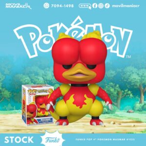 Funko Pop Pokémon Magmar #1125 - (Stock) ¡Disponible Ahora!