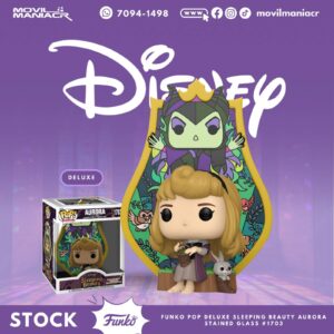 Funko Pop Sleeping Beauty Aurora Stained Glass #1703 - Deluxe (Stock) ¡Disponible Ahora!