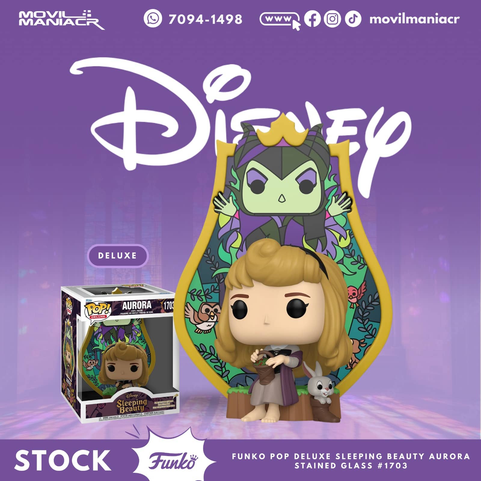 Funko Pop Sleeping Beauty Aurora Stained Glass #1703 - Deluxe (Stock) ¡Disponible Ahora! 1 Funko Pop Sleeping Beauty Aurora Stained Glass #1703 - Deluxe (Stock) ¡Disponible Ahora!