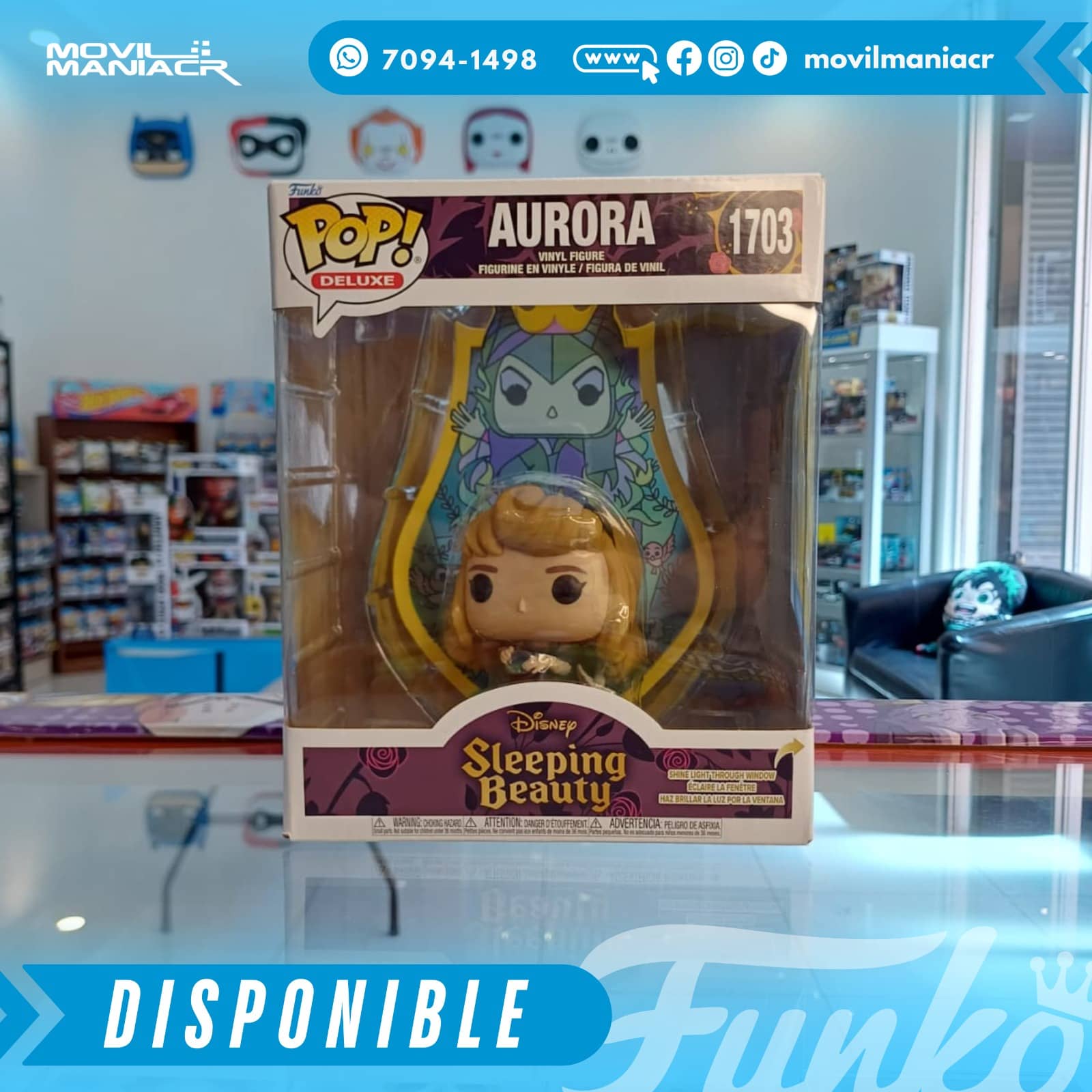 Funko Pop Sleeping Beauty Aurora Stained Glass #1703 - Deluxe (Stock) ¡Disponible Ahora! 2 Funko Pop Sleeping Beauty Aurora Stained Glass #1703 - Deluxe (Stock) ¡Disponible Ahora!