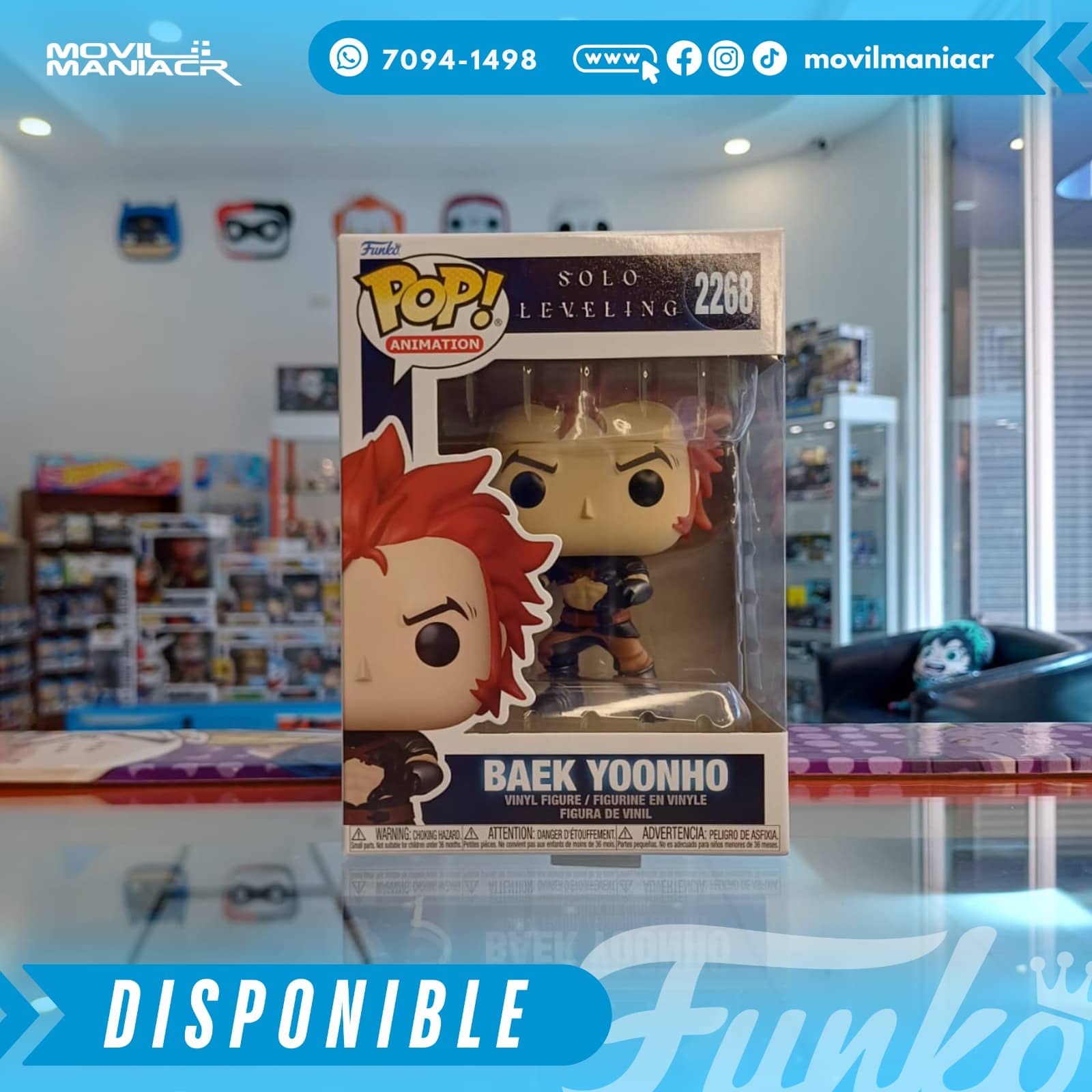 Funko Pop Solo Leveling Baek Yoonho #2268 - (Stock) ¡Disponible Ahora! 2 Funko Pop Solo Leveling Baek Yoonho #2268 - (Stock) ¡Disponible Ahora! - Imagen 2