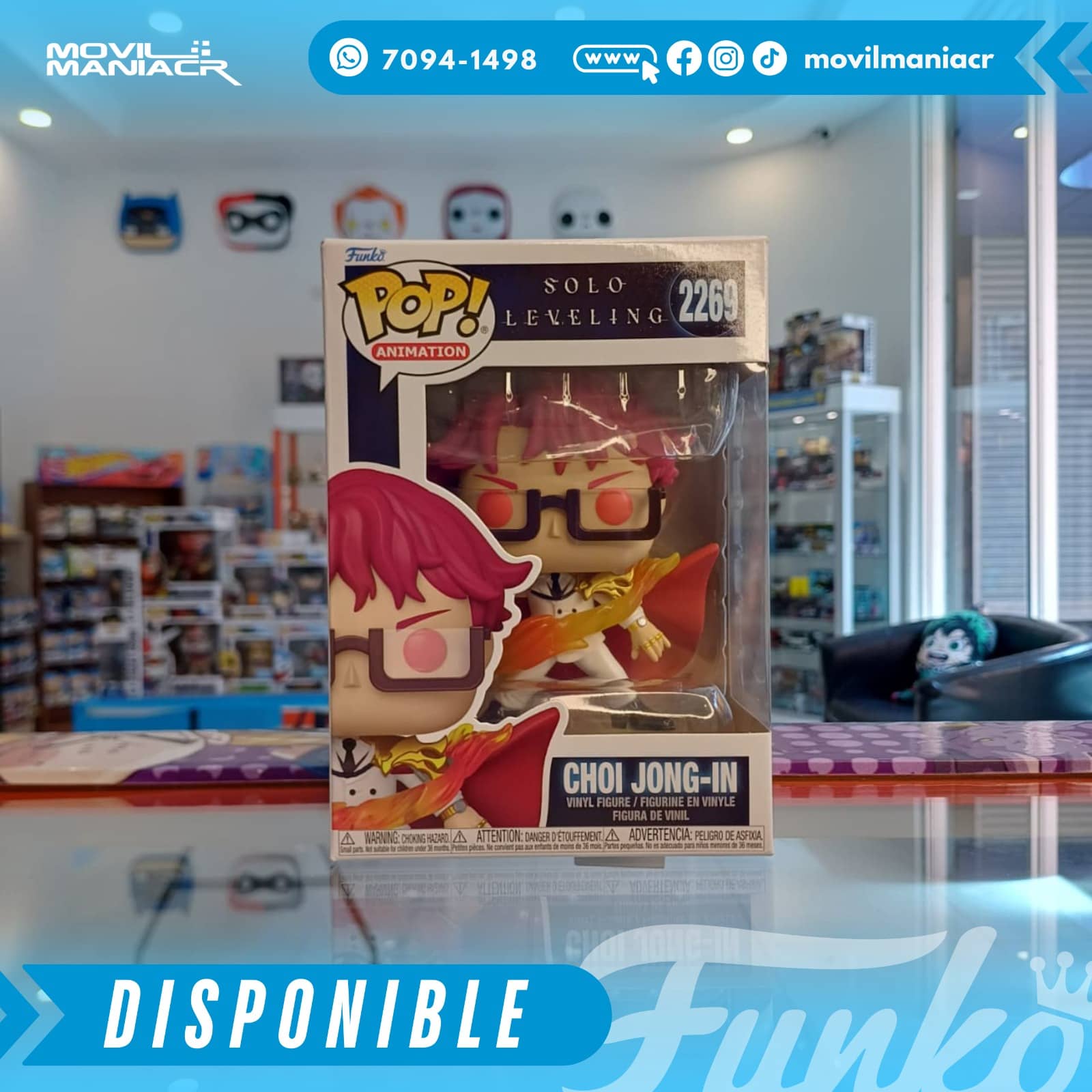 Funko Pop Solo Leveling Choi Jong-in #2269 - (Stock) ¡Disponible Ahora! 2 Funko Pop Solo Leveling Choi Jong-in #2269 - (Stock) ¡Disponible Ahora! - Imagen 2