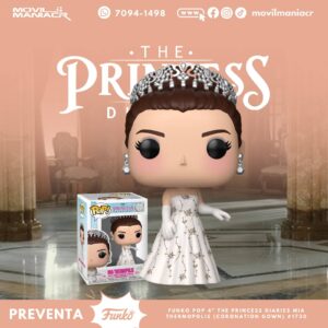 Funko Pop The Princess Diaries Mia Thermopolis (Coronation Gown) #1730 - (Preventa) ¡Reserva Ahora!