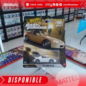 Hot Wheels Fast and Furious '93 Honda Del Sol - Premium (Stock) ¡Disponible Ahora!