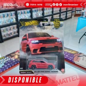 Hot Wheels Power Trip 2019 Jeep Grand Cherokee Trackhawk - Premium (Stock) ¡Disponible Ahora!