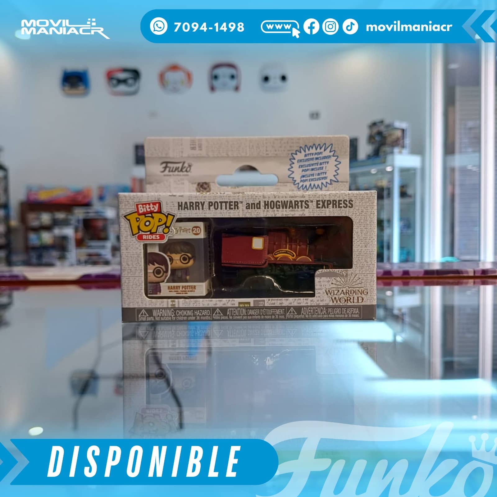 Rides Bitty Pop Harry Potter with Hogwarts Express - (Stock) ¡Disponible Ahora! 2 Rides Bitty Pop Harry Potter with Hogwarts Express - (Stock) ¡Disponible Ahora! - Imagen 2