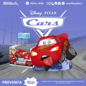 Funko Pop Cars Lightning McQueen Exclusivo #1800 - (Preventa) ¡Reserva Ahora!