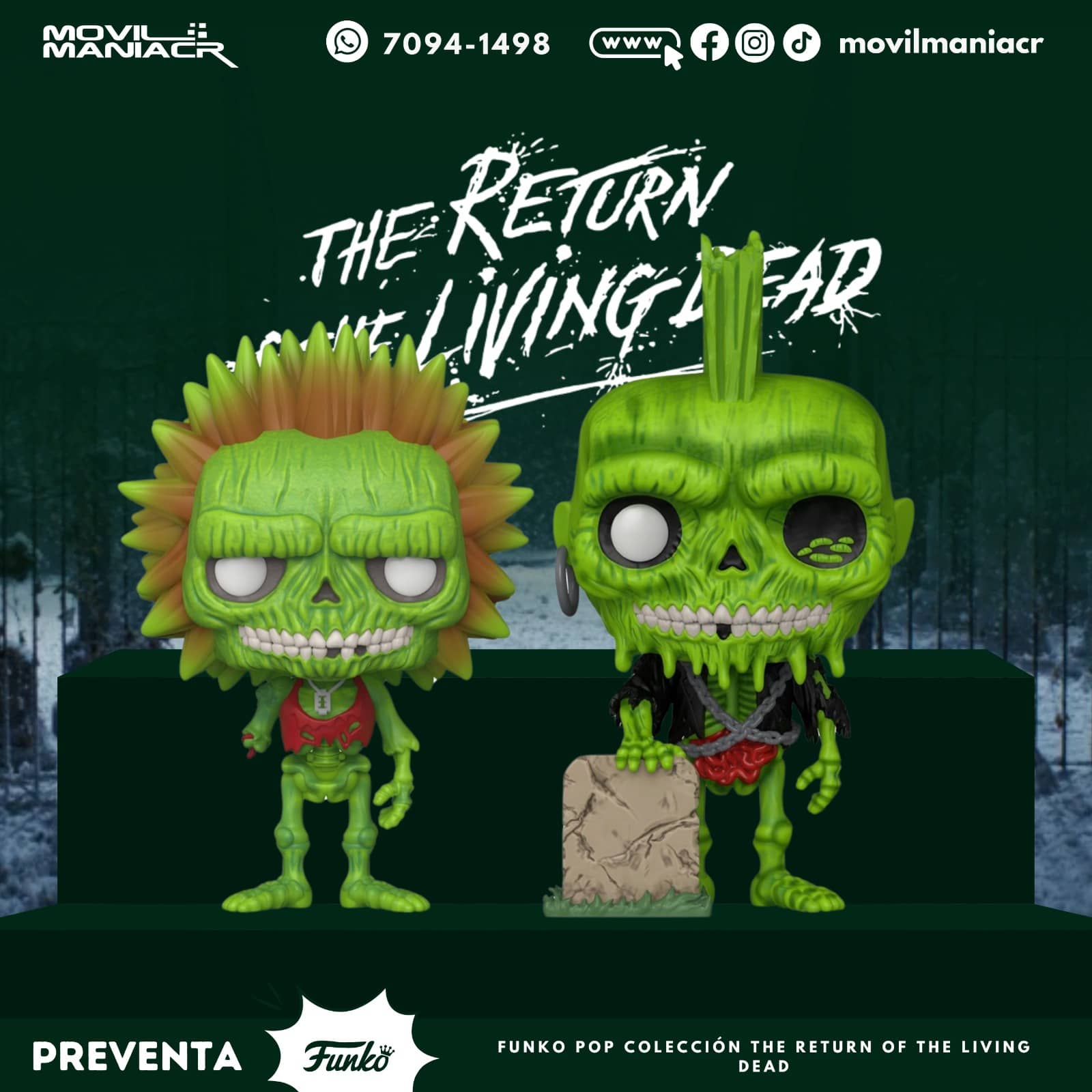 Colección 2 Funko Pop Return of the Living Dead - (Preventa) ¡Reserva Ahora! 1 Colección 2 Funko Pop Return of the Living Dead - (Preventa) ¡Reserva Ahora!