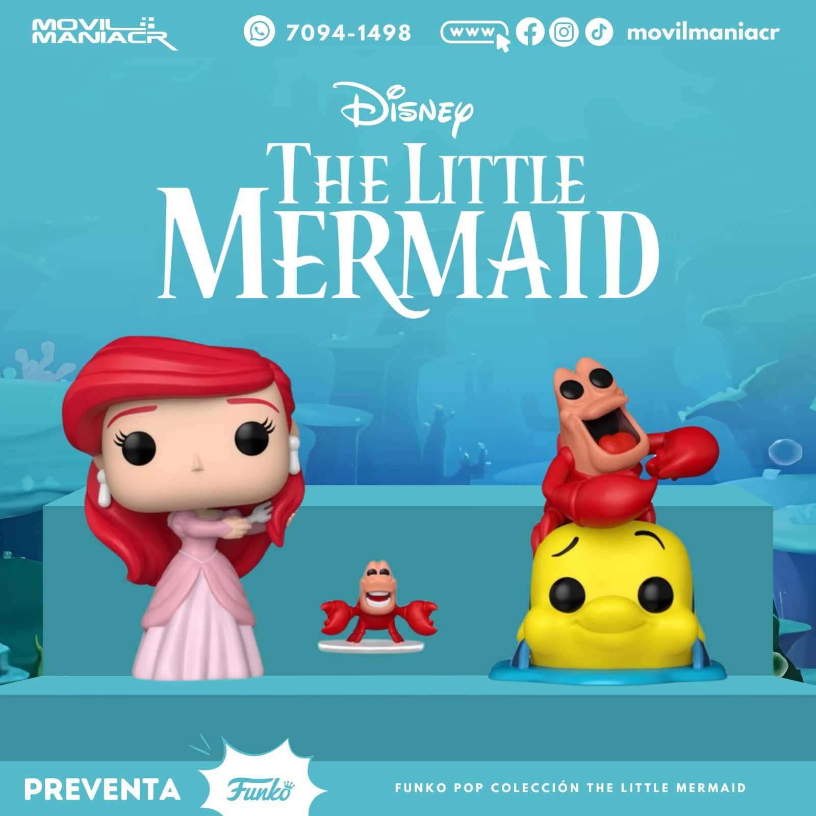 Colección 2 Funko Pop The Little Mermaid - (Preventa) ¡Reserva Ahora! 1 Colección 2 Funko Pop The Little Mermaid - (Preventa) ¡Reserva Ahora!