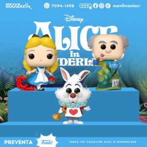 Colección 3 Funko Pop Alice in Wonderland - (Preventa) ¡Reserva Ahora!