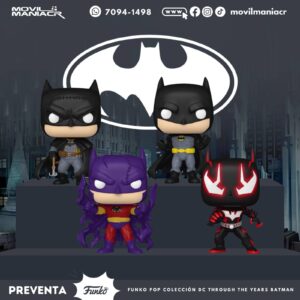 Colección 4 Funko Pop DC Through the Years Batman - (Preventa) ¡Reserva Ahora!