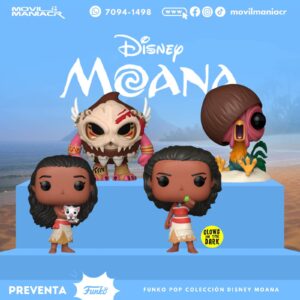 Colección 4 Funko Pop Moana - (Preventa) ¡Reserva Ahora!