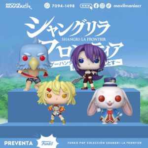 Colección 4 Funko Pop Shangri-La Frontier - (Preventa) ¡Reserva Ahora!