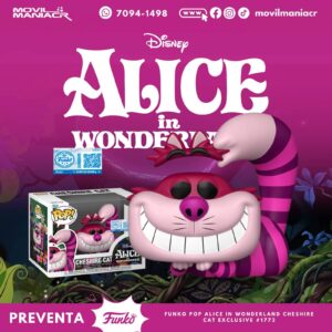 Funko Pop Alice in Wonderland Cheshire Cat Exclusivo #1773 - (Preventa) ¡Reserva Ahora!