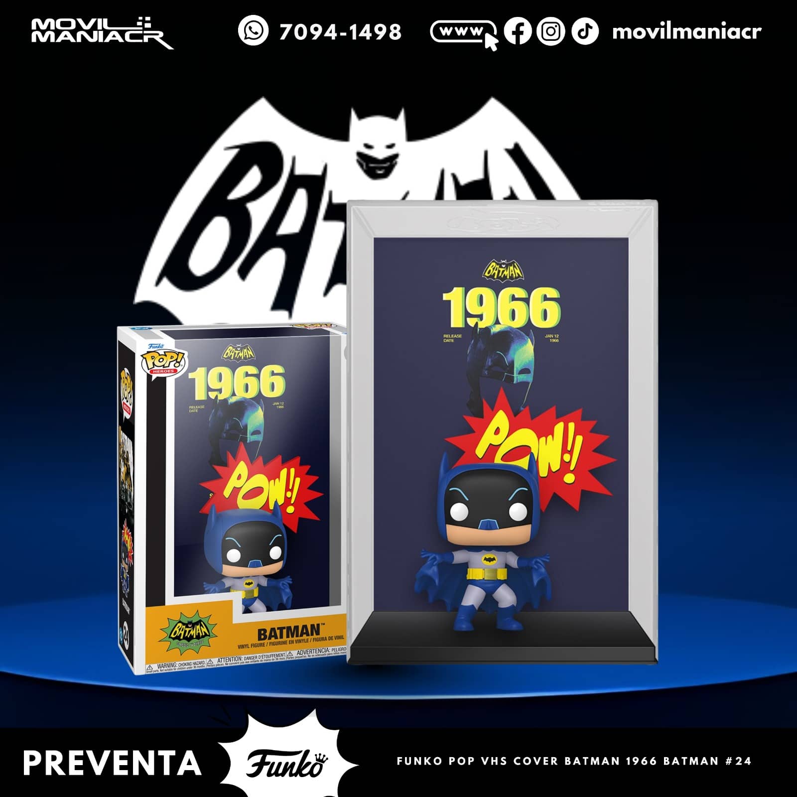 Funko Pop Batman 1966 Comic Cover #24 - (Preventa) ¡Reserva Ahora! 1 Funko Pop Batman 1966 Comic Cover #24 - (Preventa) ¡Reserva Ahora!