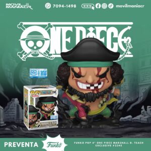 Funko Pop One Piece Marshall D. Teach (Black Hole) Exclusivo #2345 - (Preventa) ¡Reserva Ahora!