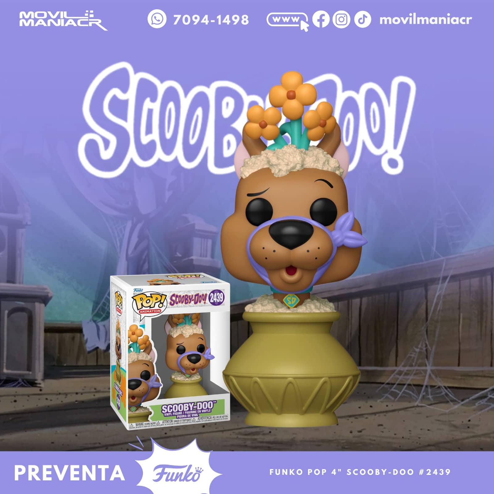 Funko Pop Scooby-Doo Vase #2439 - (Preventa) ¡Reserva Ahora! 1 Funko Pop Scooby-Doo Vase #2439 - (Preventa) ¡Reserva Ahora!