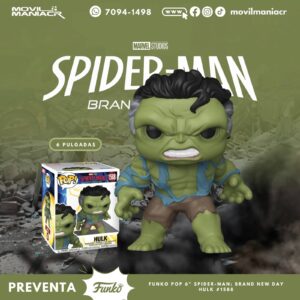 Funko Pop Spider-Man Brand New Day Hulk 6Pulgadas #1588 - (Preventa) ¡Reserva Ahora!