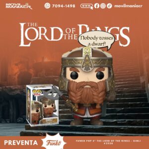 Funko Pop The Lord of the Rings Gimli #2028 - (Preventa) ¡Reserva Ahora!